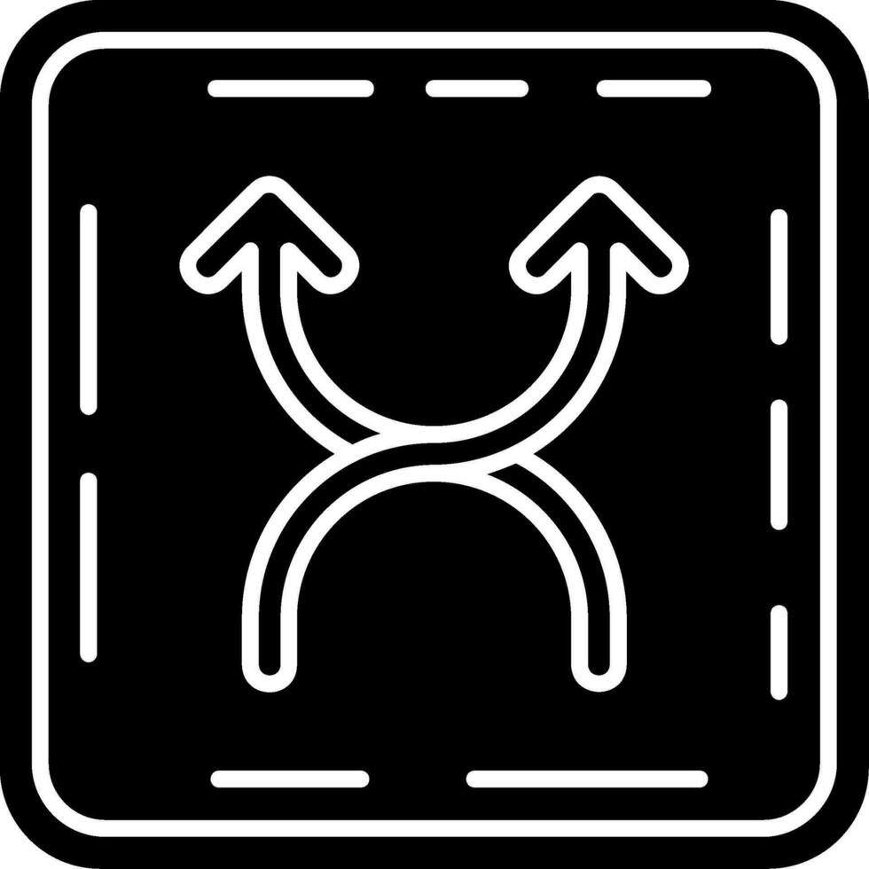 Shuffle Glyph Icon vector