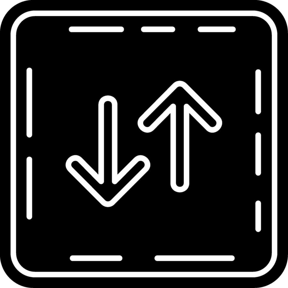 Swap Glyph Icon vector