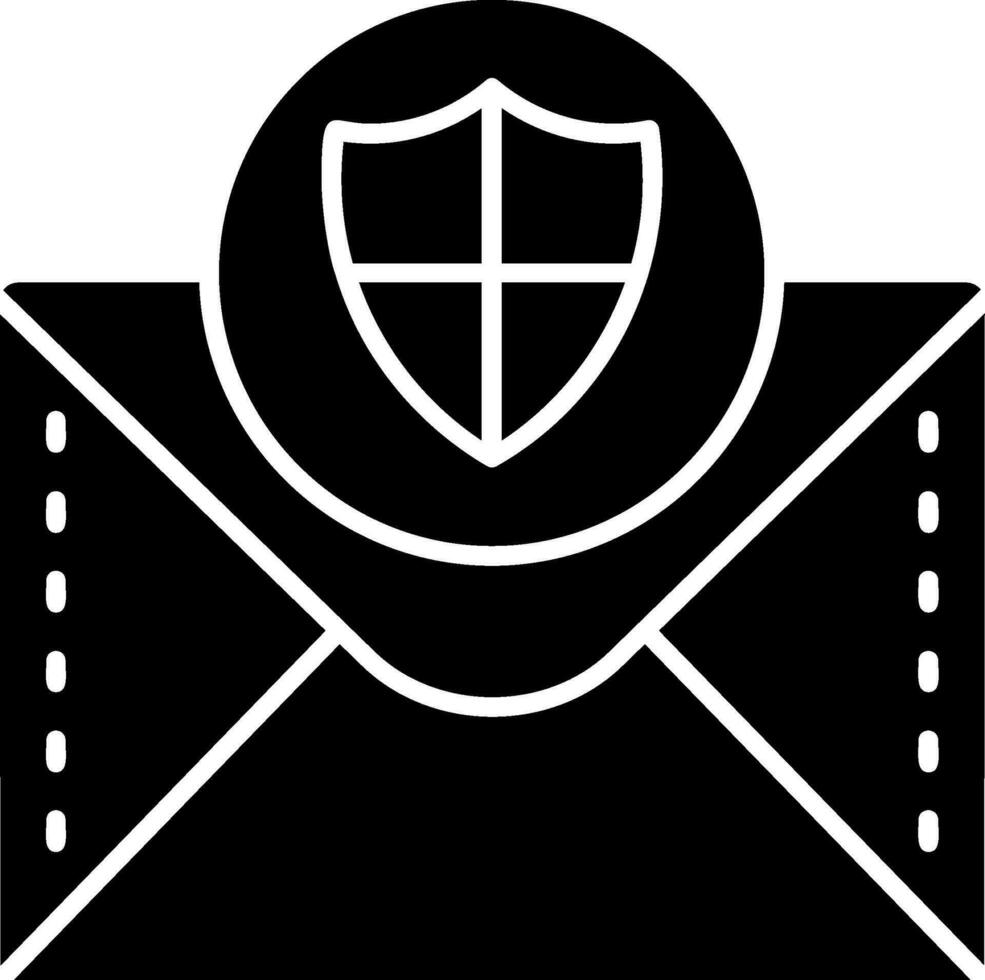 Security Glyph Icon vector