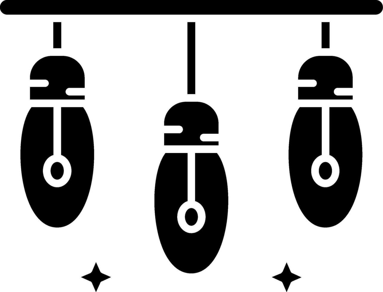Lights Glyph Icon vector