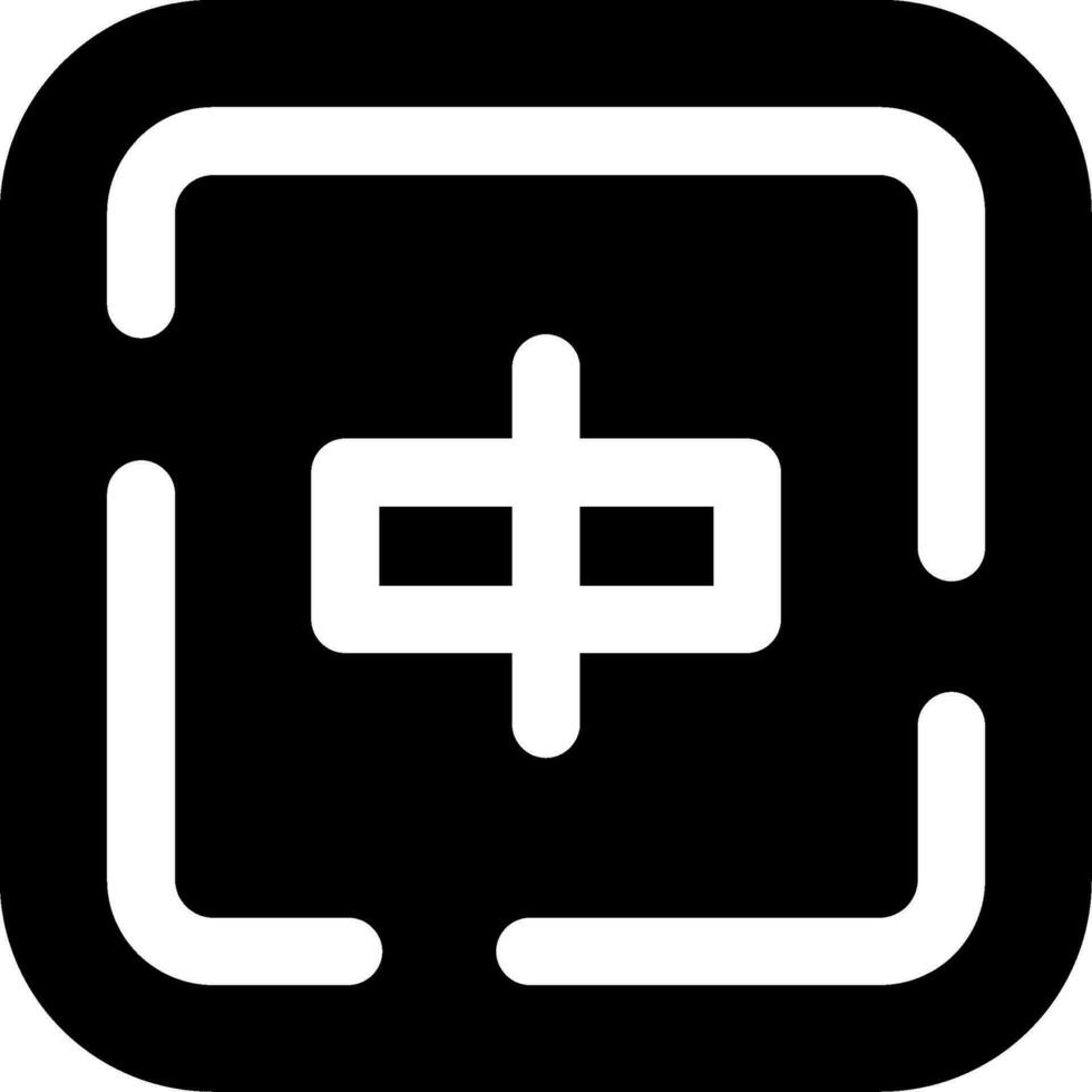 Align objects Glyph Icon vector