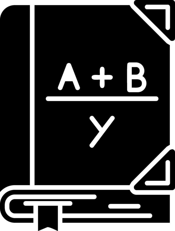 Algebra Glyph Icon vector