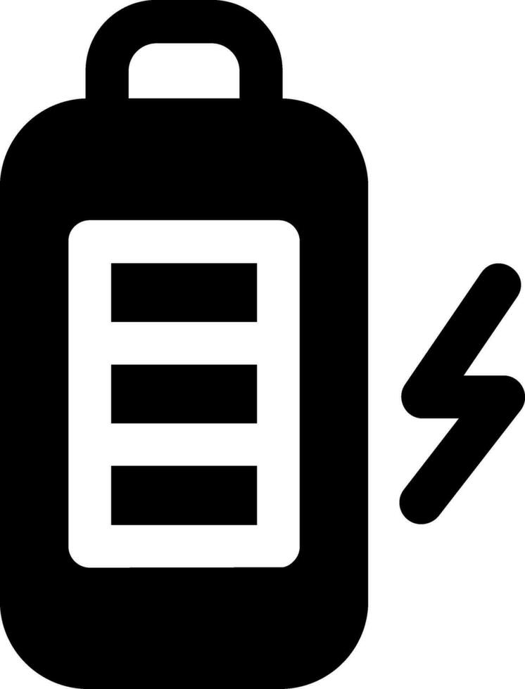 Battery Glyph Icon vector