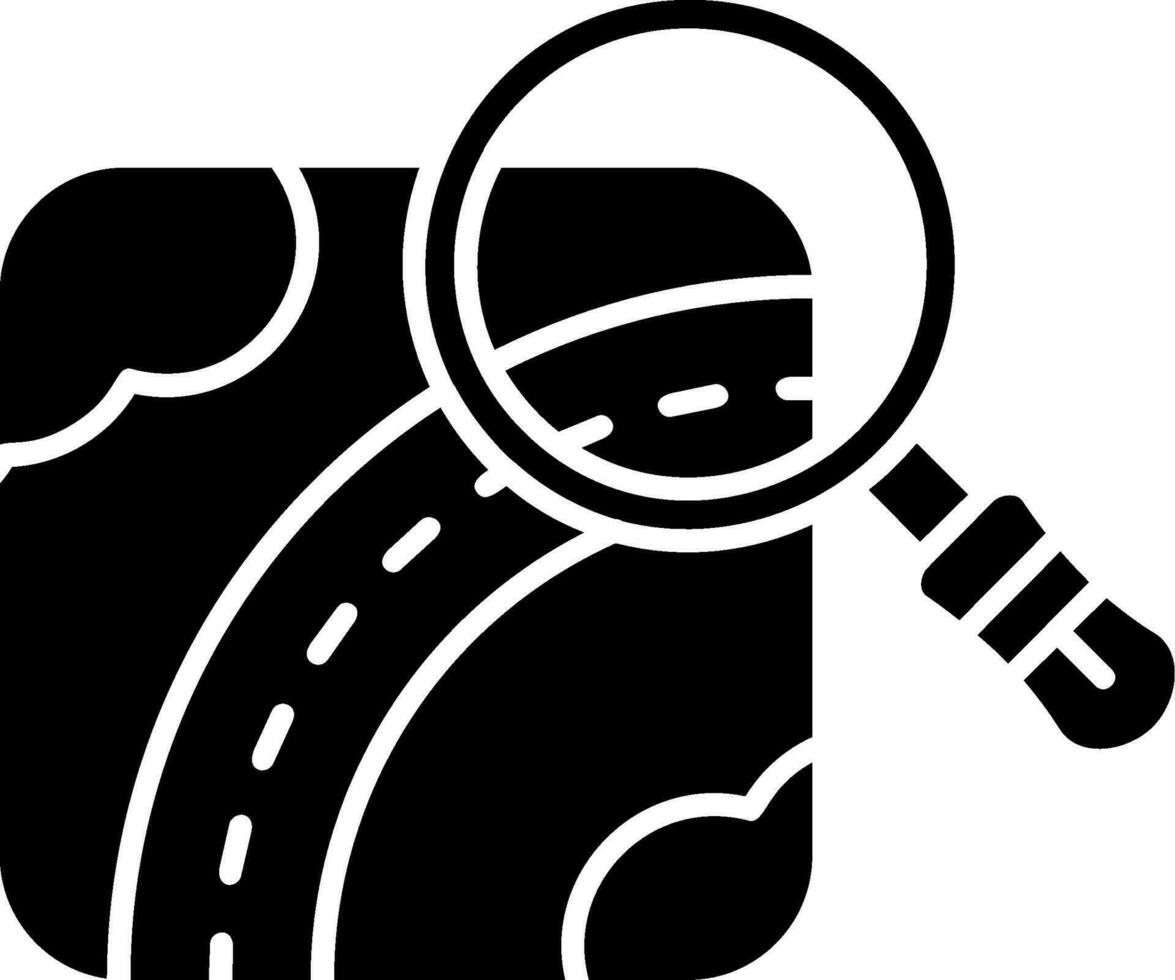 Find Glyph Icon vector