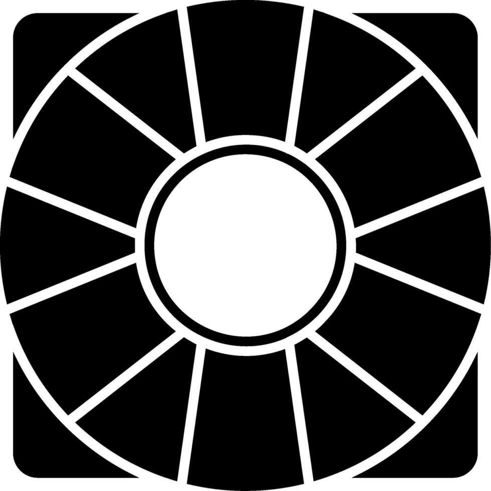 Support Glyph Icon vector