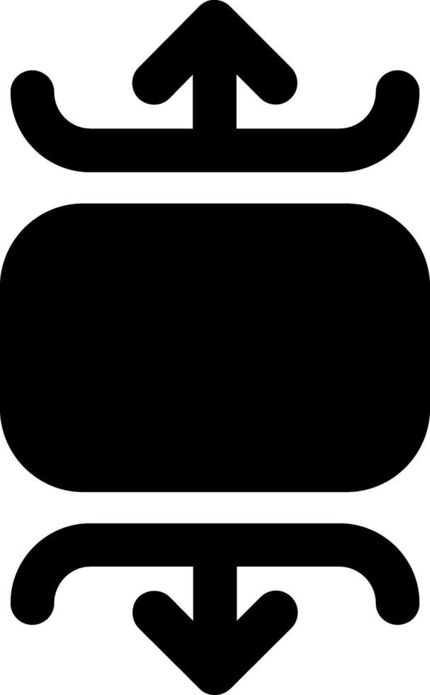 Carousel vertical Glyph Icon vector