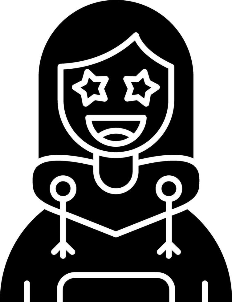 Famous Glyph Icon vector