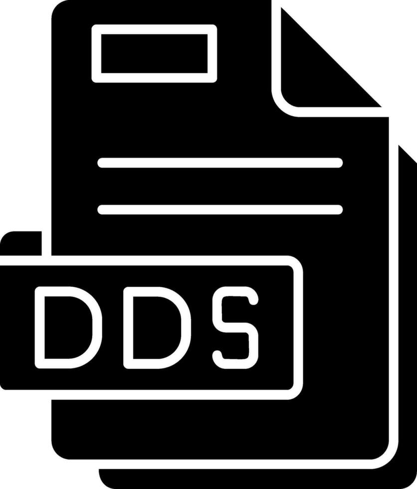 Dds Glyph Icon vector