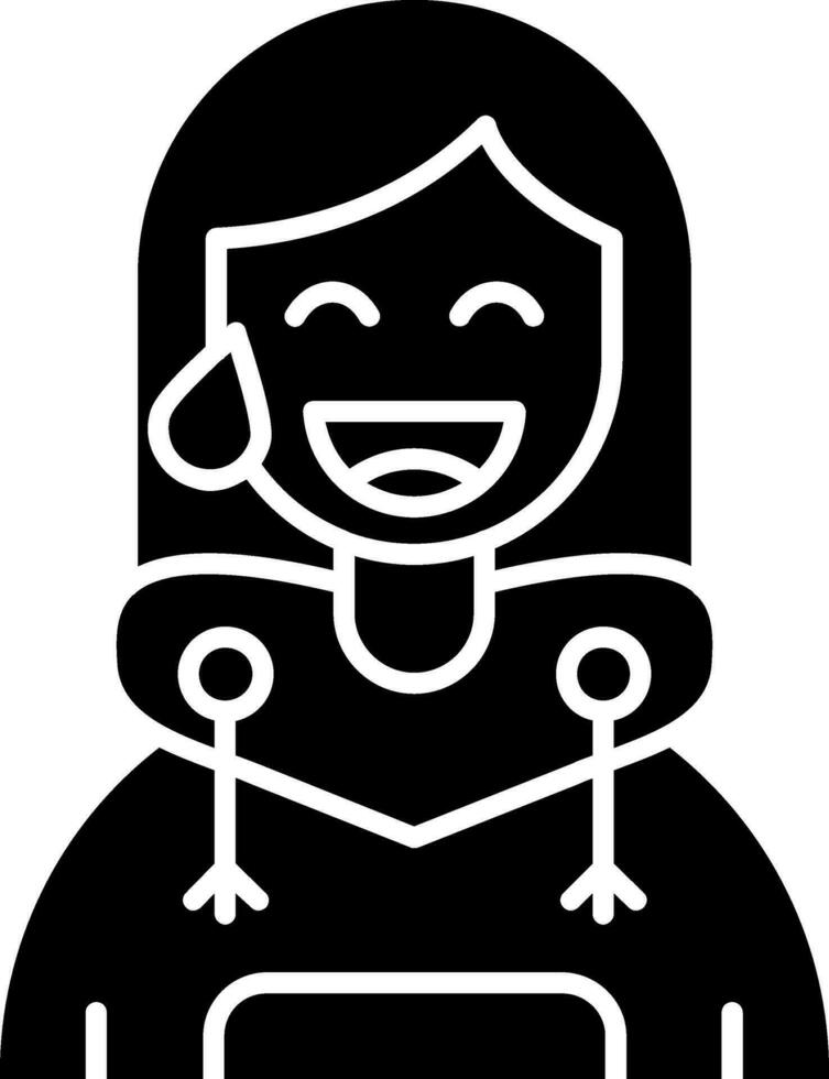 Sweat Glyph Icon vector