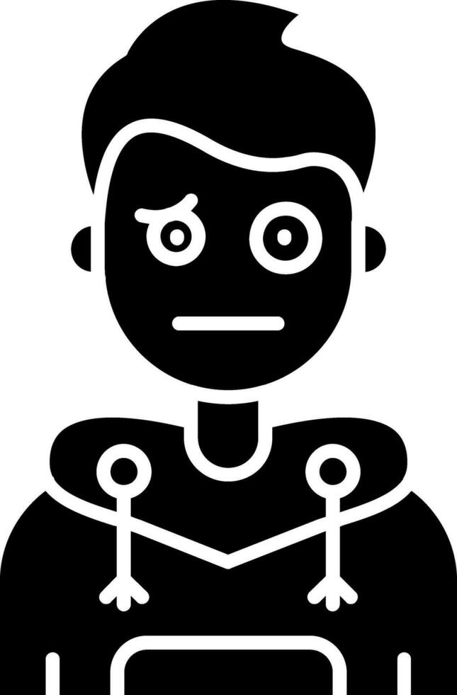 Confused Glyph Icon vector