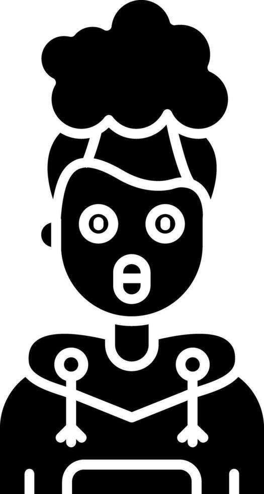 Exploding Glyph Icon vector