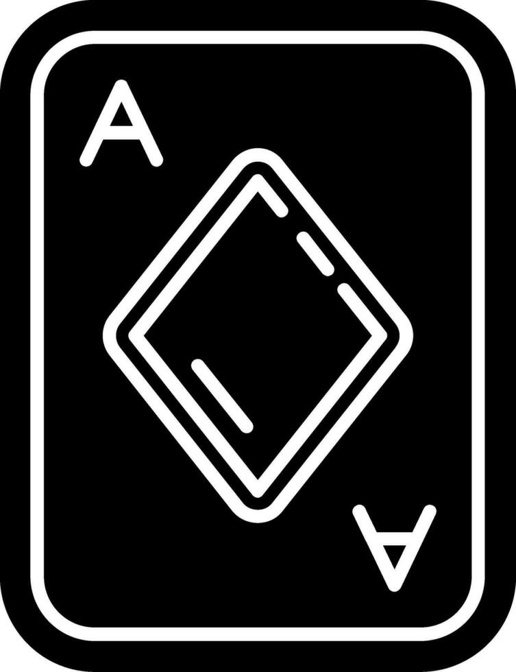 Diamonds Glyph Icon vector