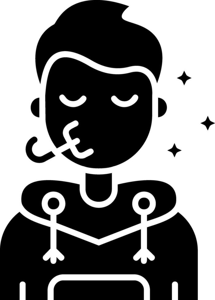 Congratulation Glyph Icon vector