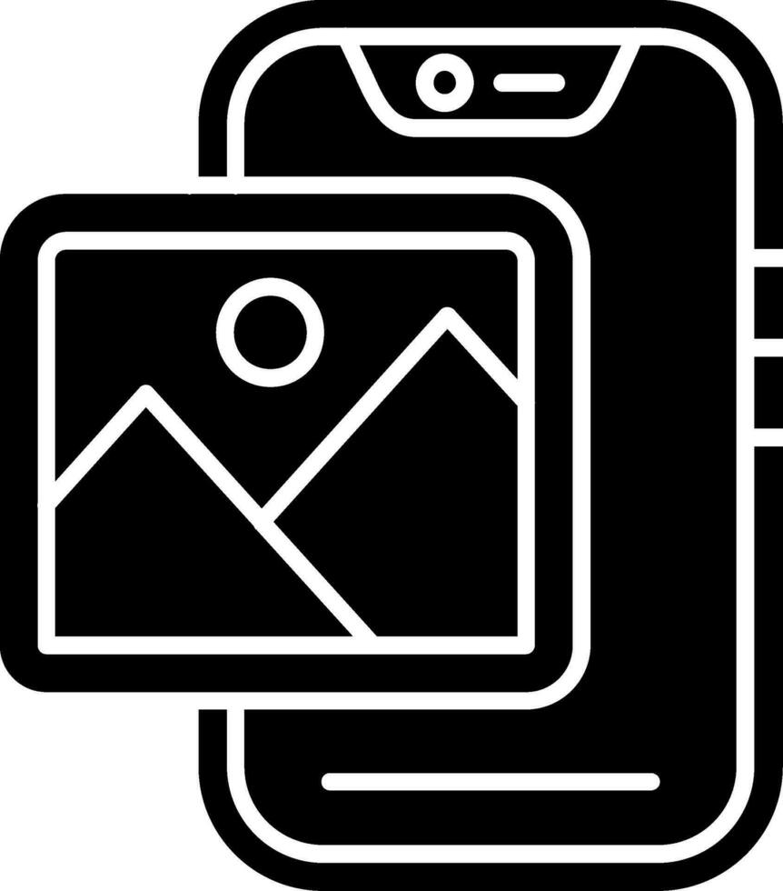 Photos Glyph Icon vector