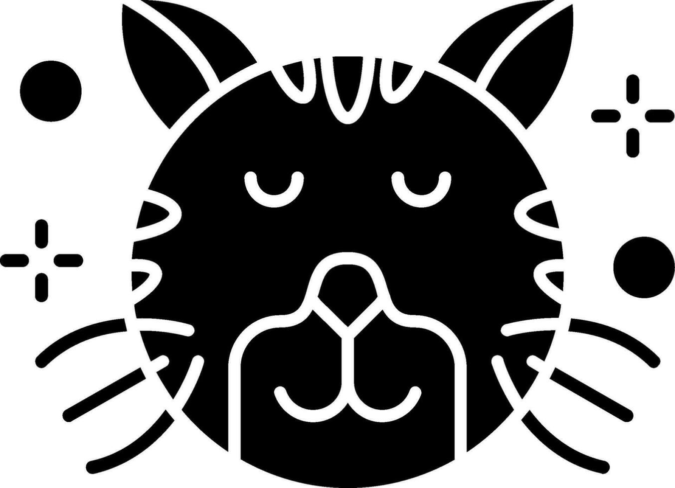 Relieved Glyph Icon vector