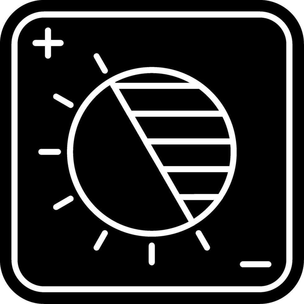 Exposure Glyph Icon vector