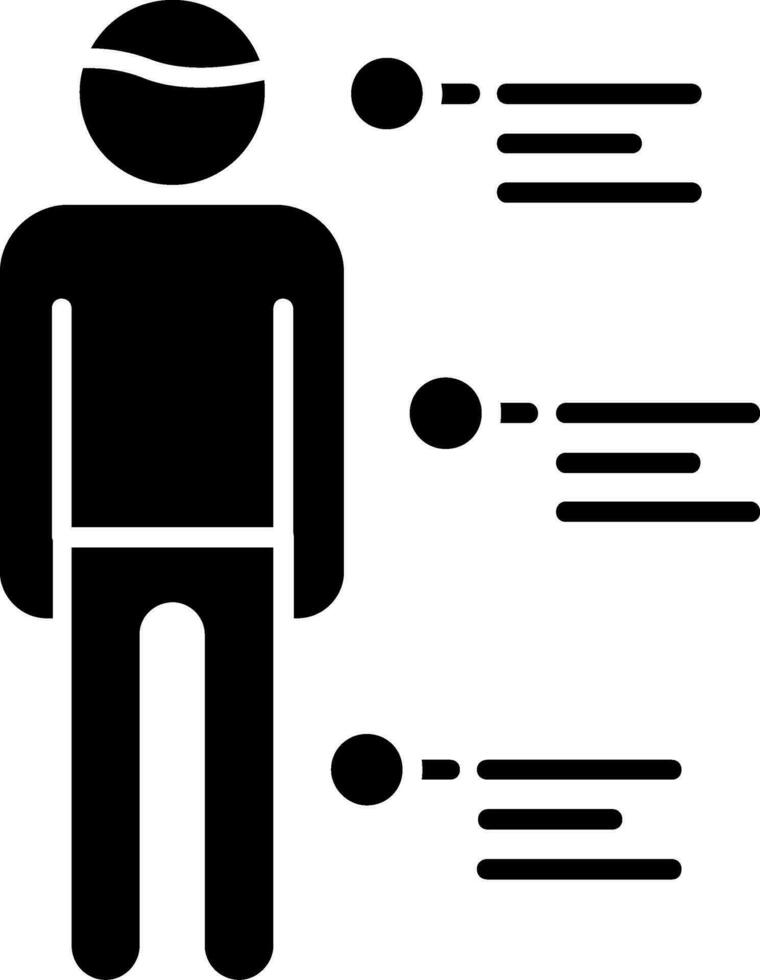 Person Glyph Icon vector