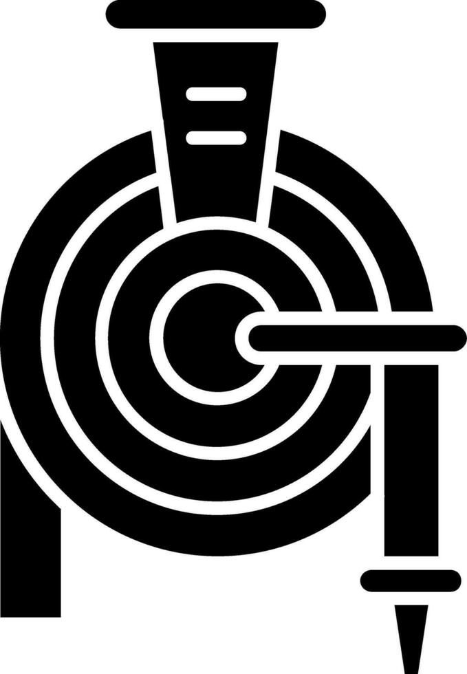 Hose Glyph Icon vector