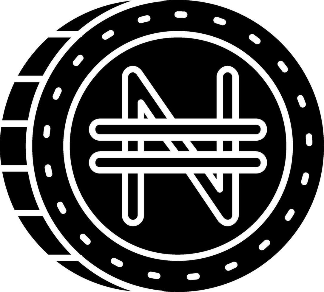 Namecoin Glyph Icon vector