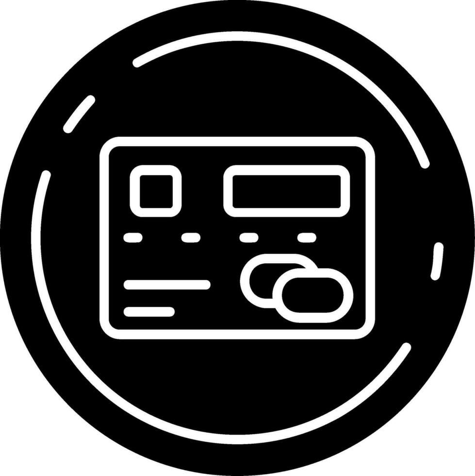 Pay Glyph Icon vector