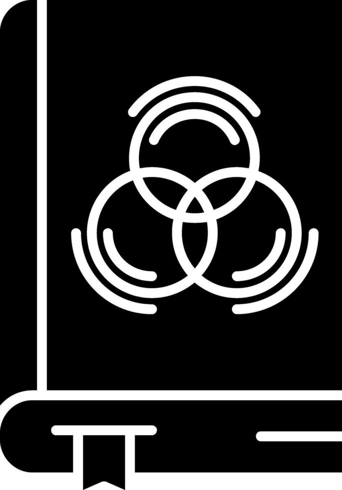 Book Glyph Icon vector
