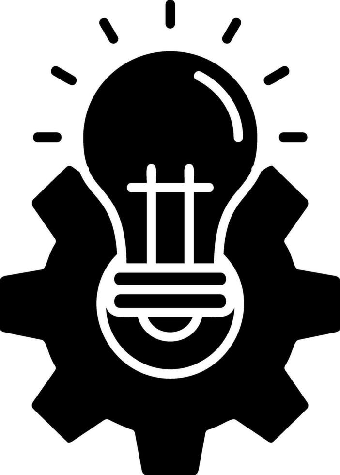Idea Glyph Icon vector