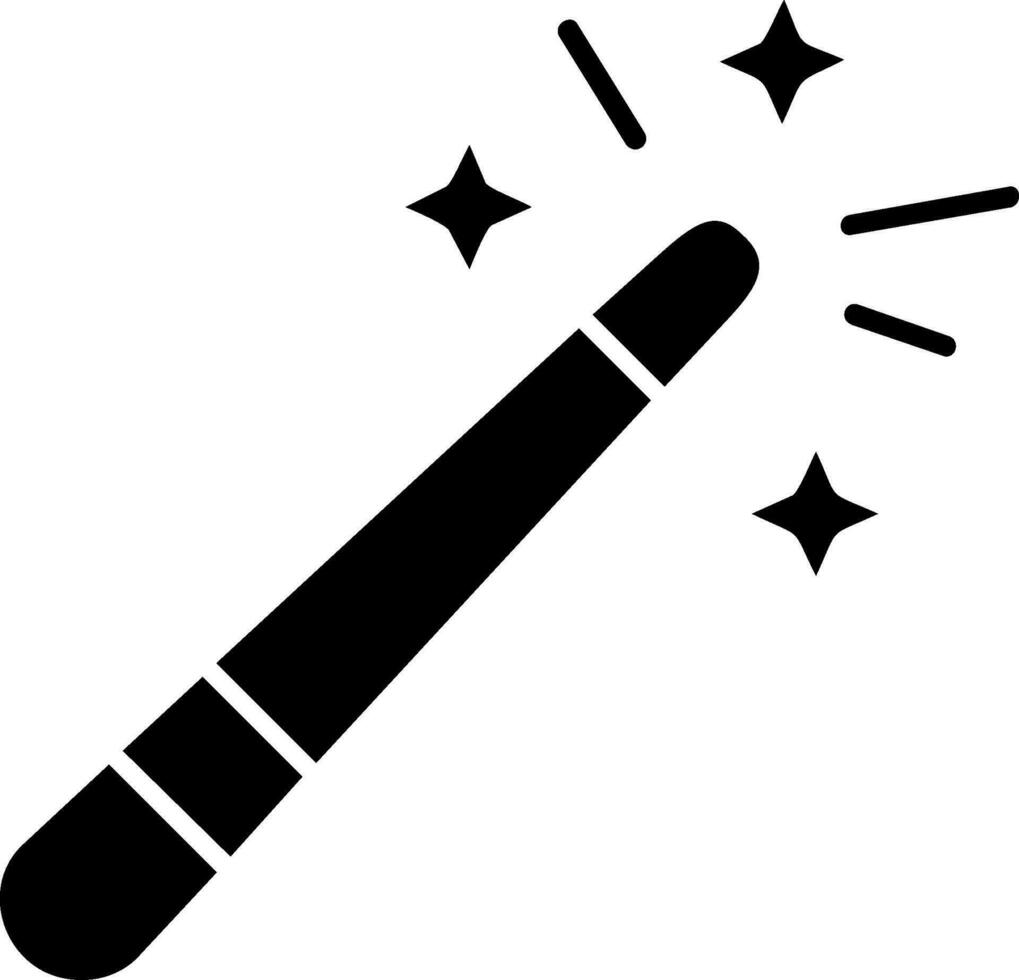 Magic wand Glyph Icon vector