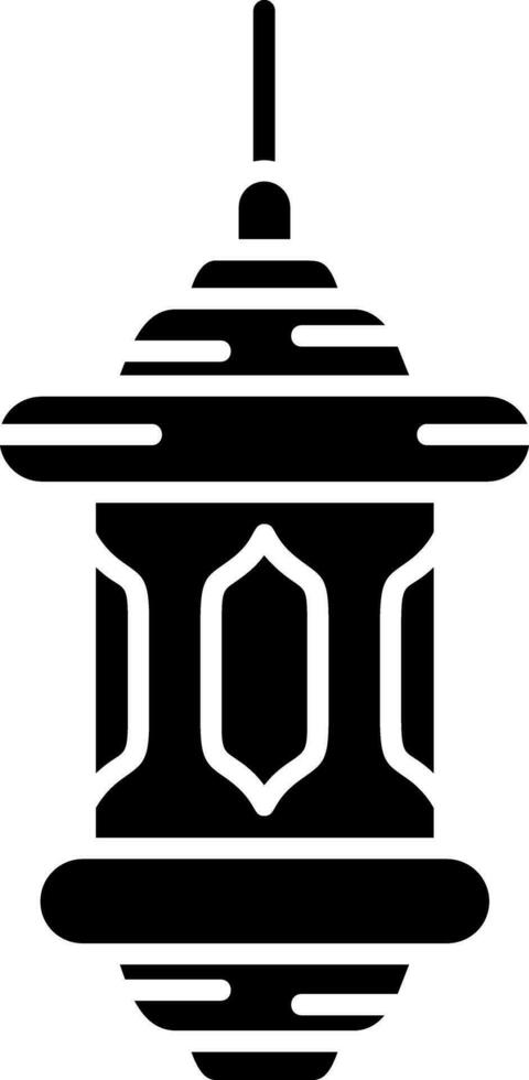 Lantern Glyph Icon vector