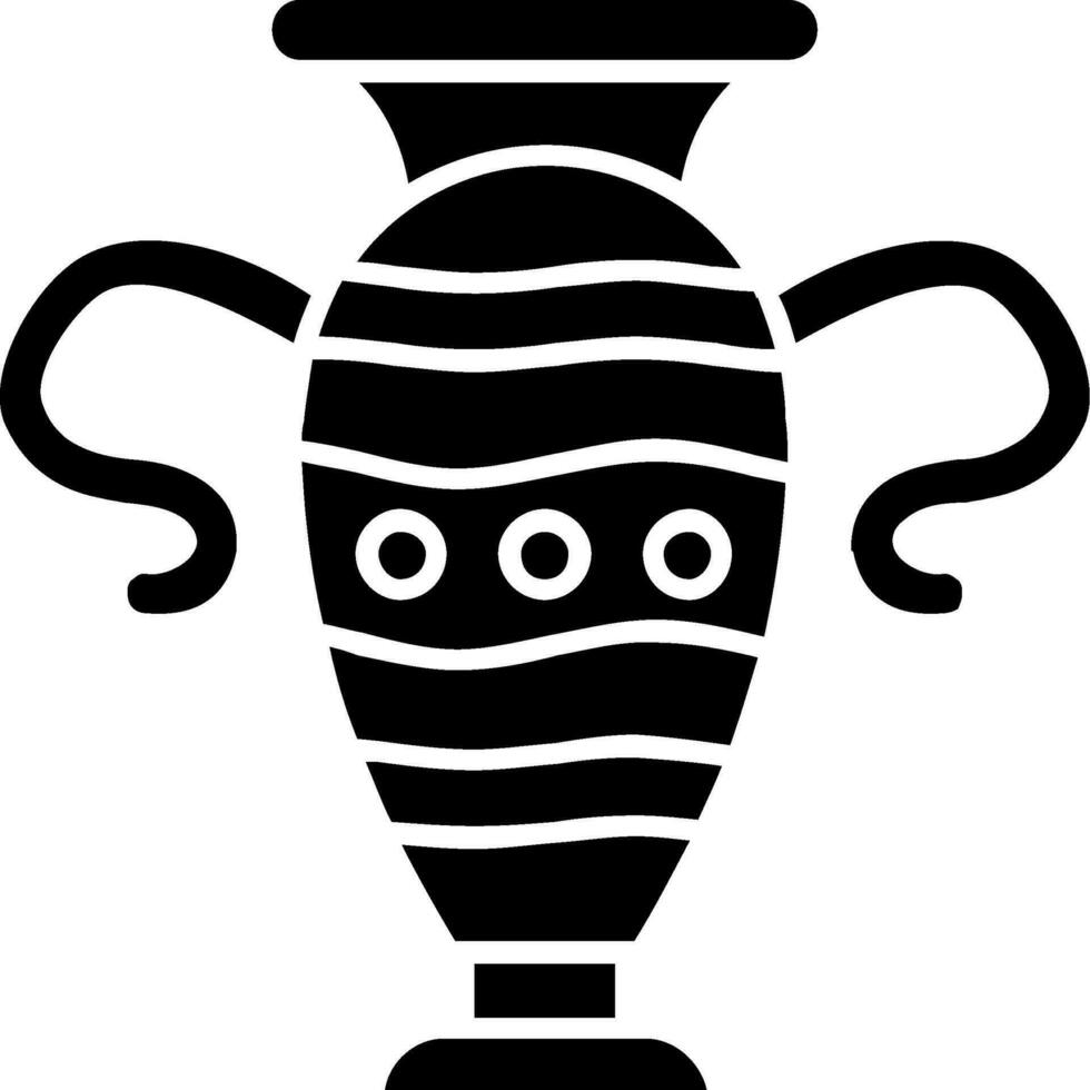 Vase Glyph Icon vector