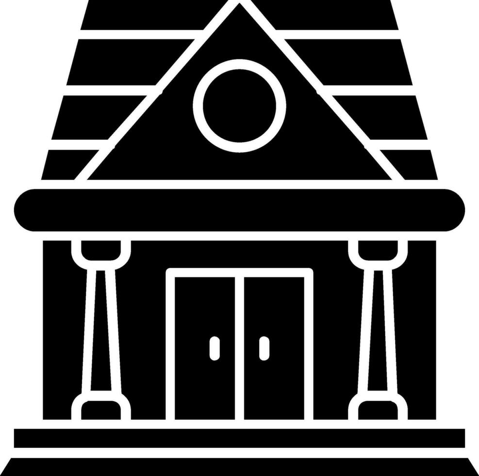 Building Glyph Icon vector
