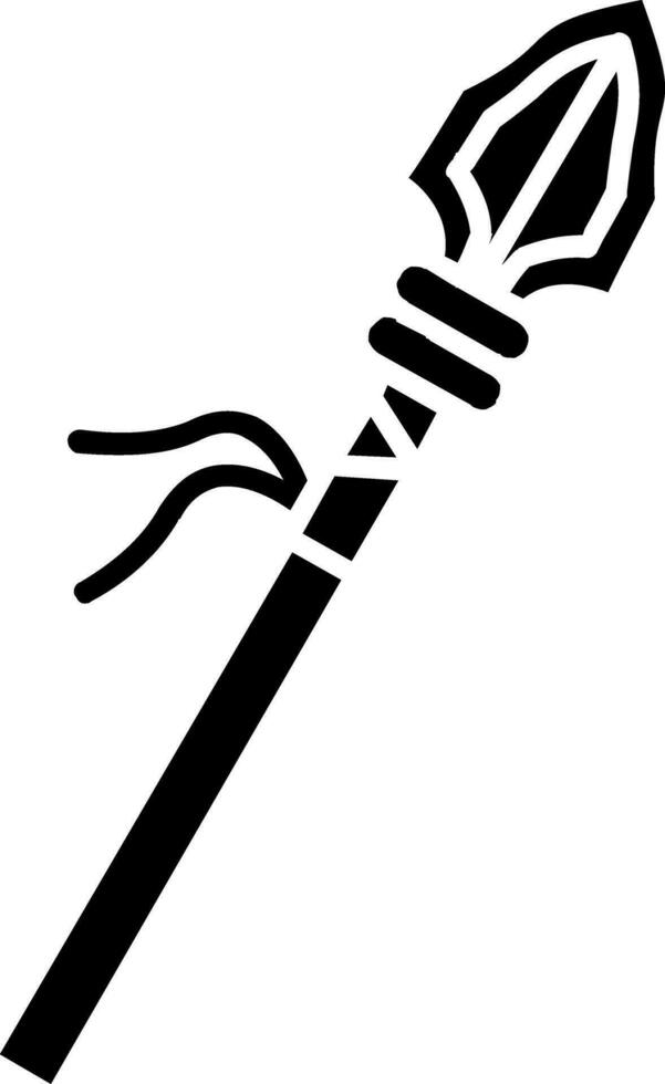 Spear Glyph Icon vector