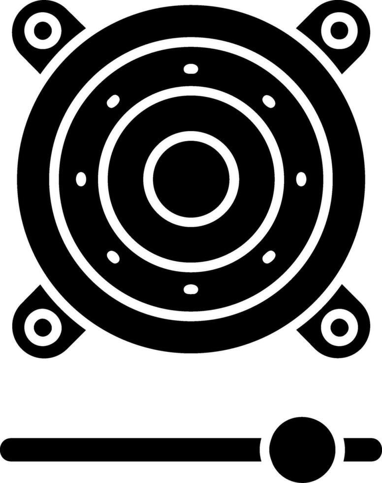 Speaker Glyph Icon vector
