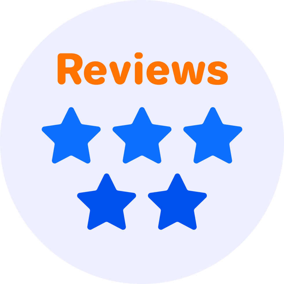 rating reviews modern icon clipart illustration png