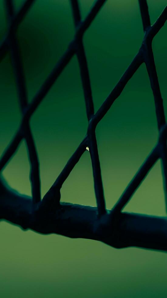 Closeup of netted wire photo