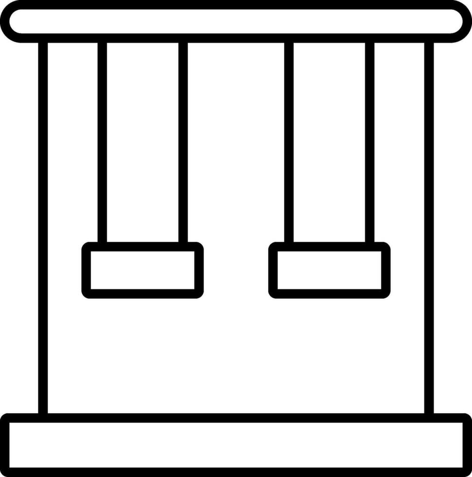 Trapeze Line Icon vector