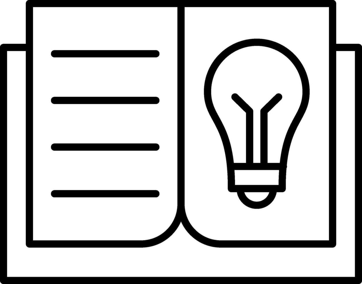 Knowledge Line Icon vector