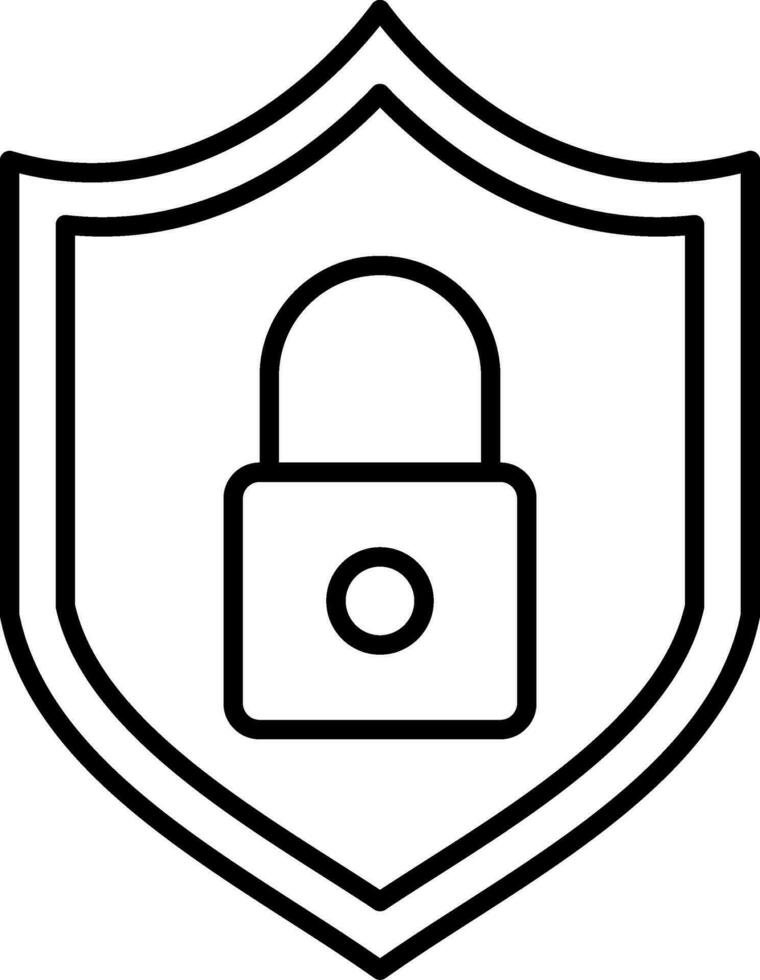 Shield Line Icon 36607911 Vector Art at Vecteezy