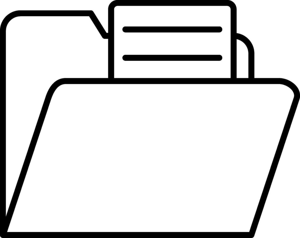 File Line Icon vector