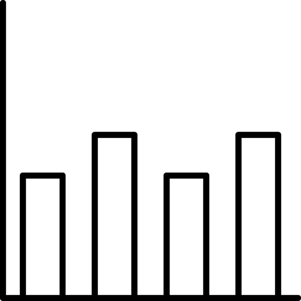 Diagram Line Icon vector