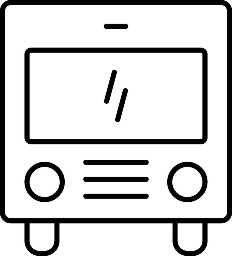 Coach Line Icon vector