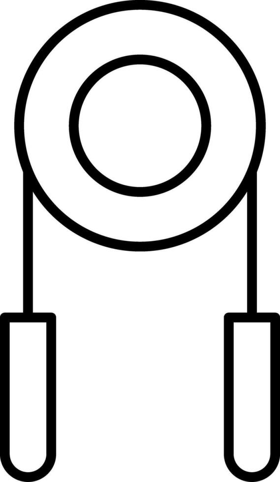 Hand Grip Line Icon vector
