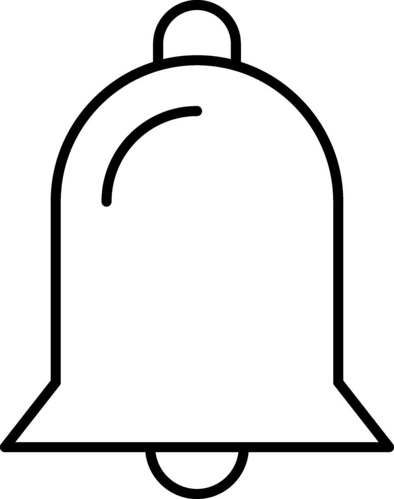 Bell Line Icon vector