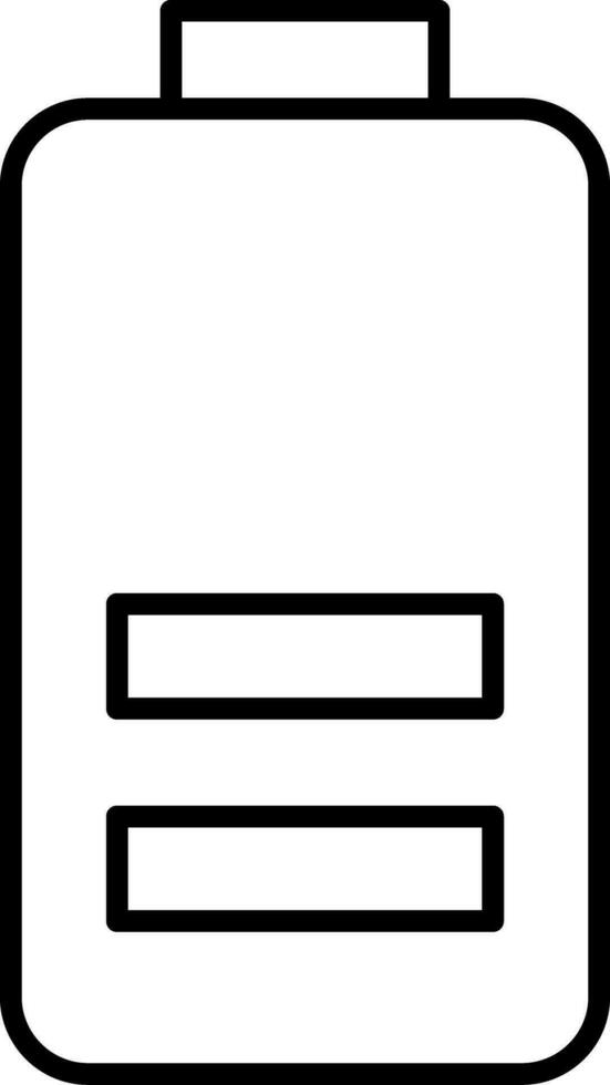 Battery Line Icon vector