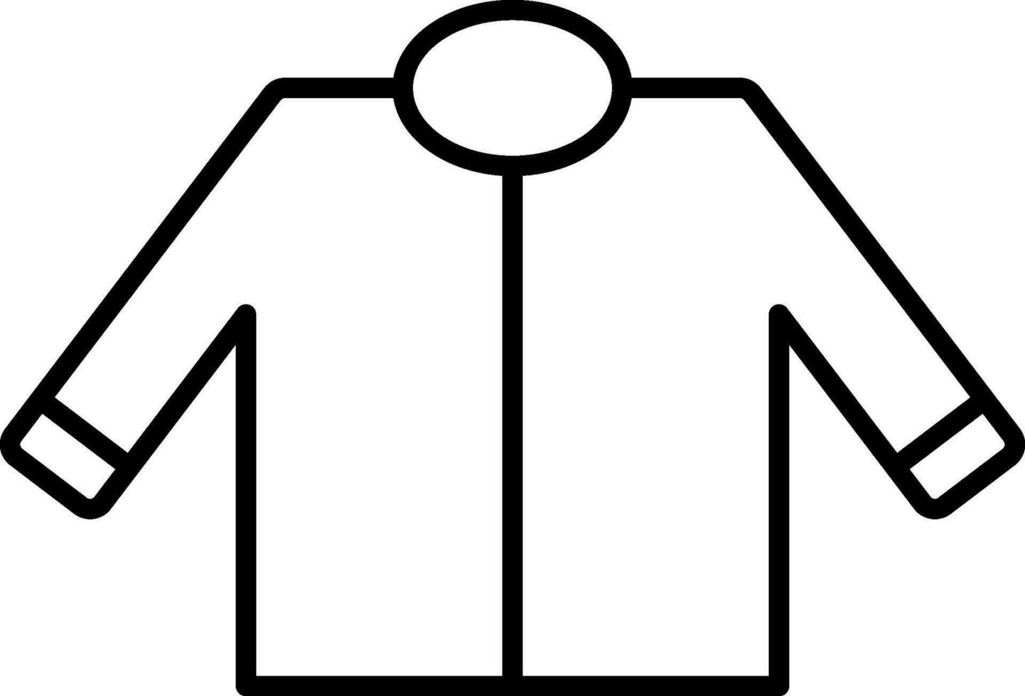 Driver Jacket Line Icon vector
