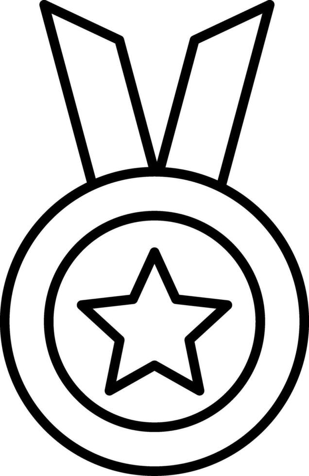 Achievement Line Icon vector