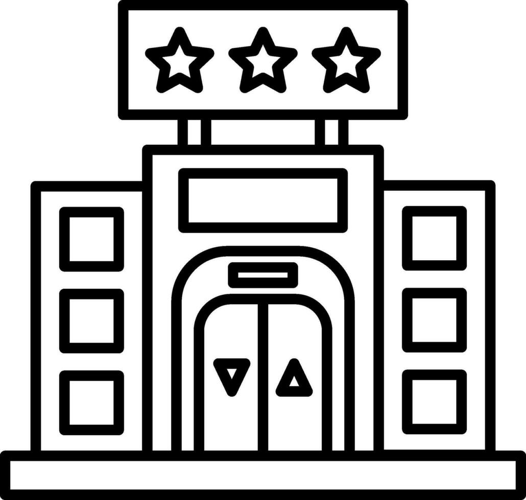 Elevator Line Icon vector