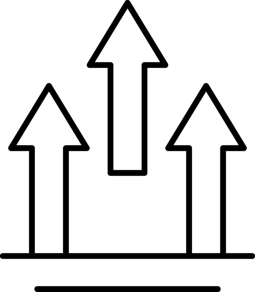 Arrows Line Icon vector