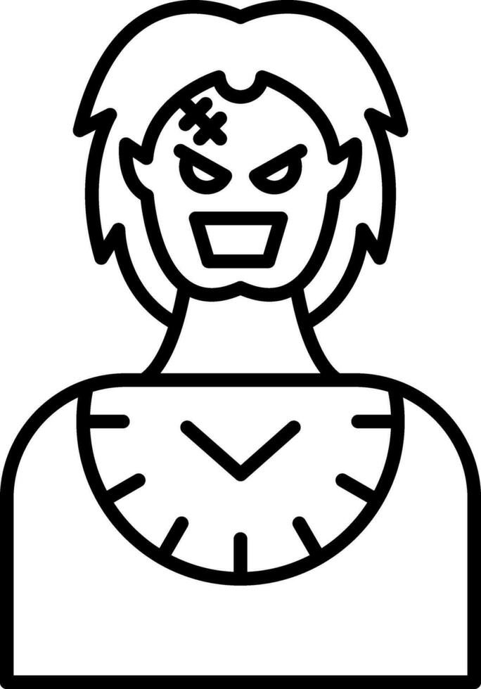 Baron Line Icon vector