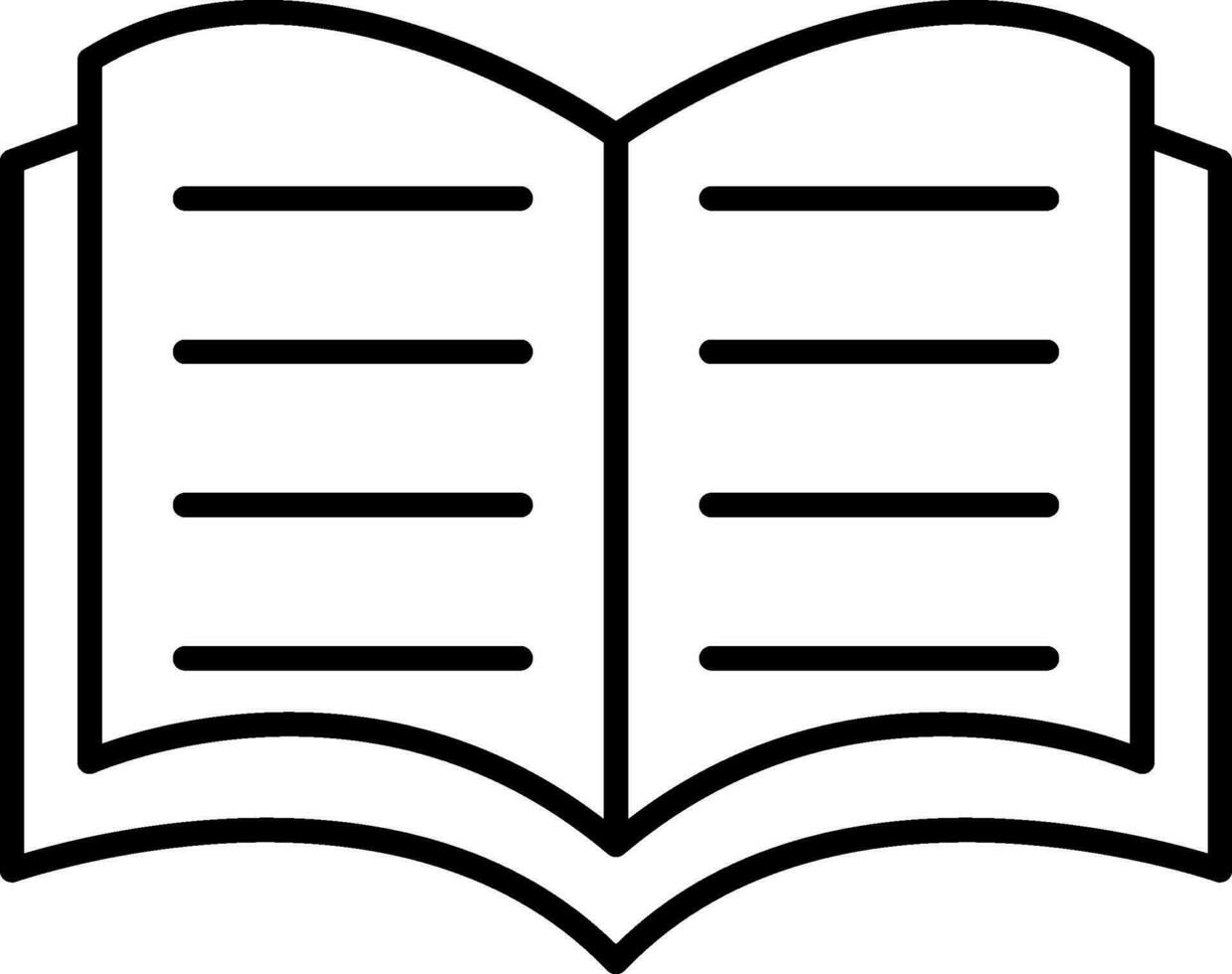 Book Line Icon vector