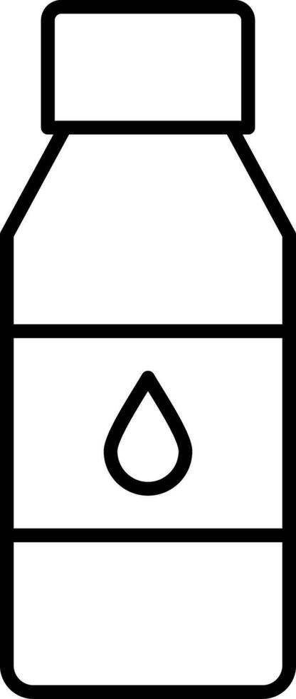 Bottle Line Icon vector